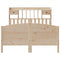 vidaXL Bookcase Bed without Mattress 140x200cm Solid Wood Pine