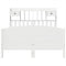 vidaXL Bookcase Bed without Mattress White 140x190cm Solid Wood Pine