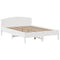 vidaXL Bookcase Bed without Mattress White 140x190cm Solid Wood Pine
