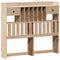 vidaXL Bookcase Bed without Mattress 135x190 cm Double Solid Wood Pine