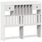 vidaXL Bookcase Bed without Mattress White 135x190 cm Double Solid Wood Pine