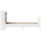 vidaXL Bookcase Bed without Mattress White 90x200cm Solid Wood Pine