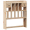 vidaXL Bookcase Bed without Mattress 75x190 cm Small Single Solid Wood Pine