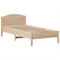 vidaXL Bookcase Bed without Mattress 75x190 cm Small Single Solid Wood Pine