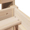 vidaXL Bookcase Bed without Mattress 75x190 cm Small Single Solid Wood Pine