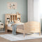 vidaXL Bookcase Bed without Mattress 75x190 cm Small Single Solid Wood Pine