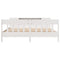 vidaXL Bookcase Bed without Mattress White 180x200 cm Super King Solid Wood Pine
