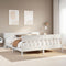 vidaXL Bookcase Bed without Mattress White 180x200 cm Super King Solid Wood Pine