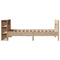 vidaXL Bookcase Bed without Mattress 90x200cm Solid Wood Pine