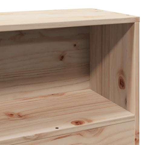vidaXL Bookcase Bed without Mattress 90x200cm Solid Wood Pine