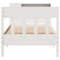 vidaXL Bookcase Bed without Mattress White 90x190 cm Single Solid Wood Pine