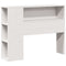 vidaXL Bookcase Bed without Mattress White 90x190 cm Single Solid Wood Pine