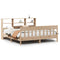 vidaXL Bed Frame without Mattress 180x200 cm Super King Solid Wood Pine