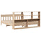 vidaXL Bed Frame without Mattress 180x200 cm Super King Solid Wood Pine