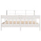 vidaXL Bed Frame without Mattress White 180x200 cm Super King Solid Wood Pine