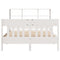 vidaXL Bed Frame without Mattress White 160x200 cm Solid Wood Pine