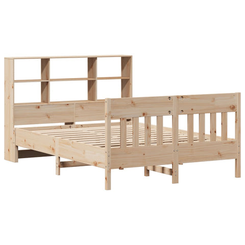 vidaXL Bed Frame without Mattress 140x200 cm Solid Wood Pine