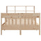 vidaXL Bed Frame without Mattress 120x200 cm Solid Wood Pine