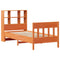vidaXL Bed Frame without Mattress Wax Brown 90x200 cm Solid Wood Pine