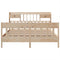vidaXL Bed Frame without Mattress 180x200 cm Super King Solid Wood Pine