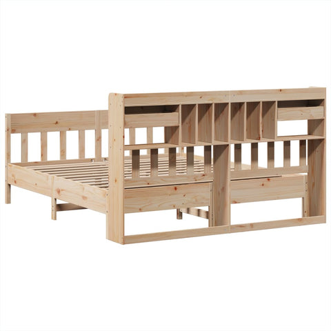 vidaXL Bed Frame without Mattress 180x200 cm Super King Solid Wood Pine