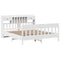 vidaXL Bed Frame without Mattress White 180x200 cm Super King Solid Wood Pine