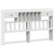 vidaXL Bed Frame without Mattress White 180x200 cm Super King Solid Wood Pine