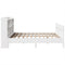 vidaXL Bed Frame without Mattress White 180x200 cm Super King Solid Wood Pine