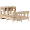 vidaXL Bed Frame without Mattress 160x200 cm Solid Wood Pine