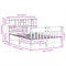 vidaXL Bed Frame without Mattress 160x200 cm Solid Wood Pine