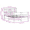 vidaXL Bed Frame without Mattress Wax Brown 160x200 cm Solid Wood Pine