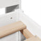 vidaXL Bed Frame without Mattress White 140x200 cm Solid Wood Pine