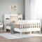 vidaXL Bed Frame without Mattress White 135x190 cm Solid Wood Pine