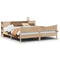 vidaXL Bed Frame without Mattress 200x200 cm Solid Wood Pine