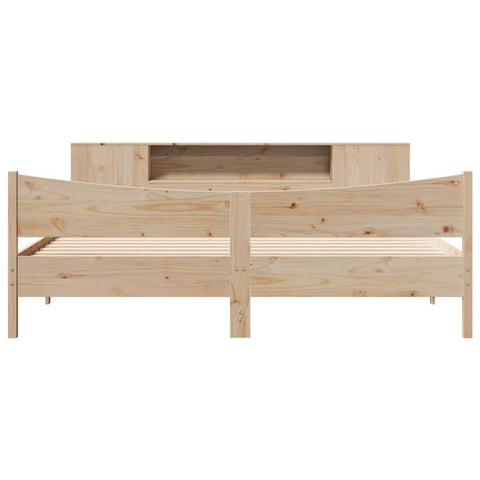 vidaXL Bed Frame without Mattress 200x200 cm Solid Wood Pine