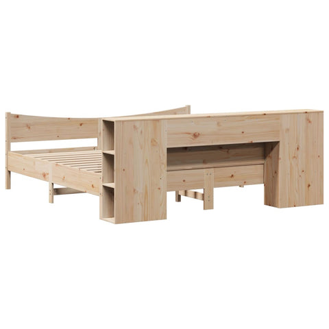 vidaXL Bed Frame without Mattress 200x200 cm Solid Wood Pine