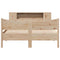 vidaXL Bed Frame without Mattress 140x200 cm Solid Wood Pine