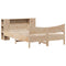 vidaXL Bed Frame without Mattress 120x200 cm Solid Wood Pine