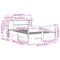 vidaXL Bed Frame without Mattress 120x200 cm Solid Wood Pine