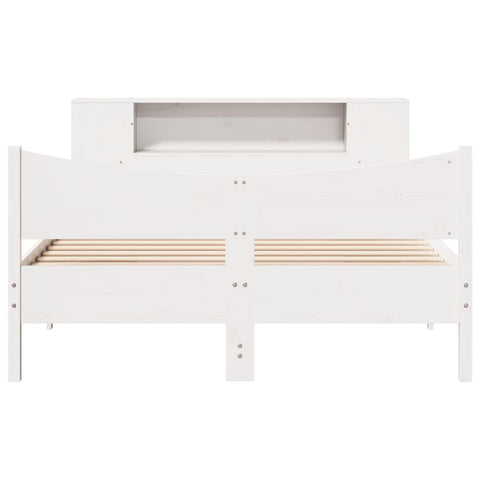 vidaXL Bed Frame without Mattress White 120x200 cm Solid Wood Pine