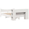 vidaXL Bed Frame without Mattress White 120x200 cm Solid Wood Pine