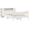vidaXL Bed Frame without Mattress White 140x190 cm Solid Wood Pine