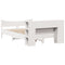 vidaXL Bed Frame without Mattress White 140x190 cm Solid Wood Pine