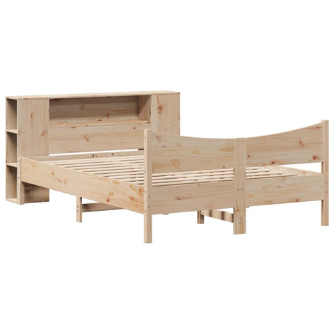 vidaXL Bed Frame without Mattress 135x190 cm Double Solid Wood Pine