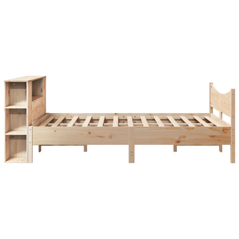 vidaXL Bed Frame without Mattress 135x190 cm Double Solid Wood Pine