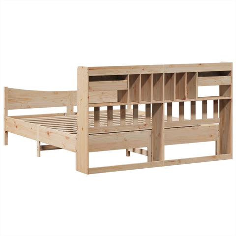 vidaXL Bed Frame without Mattress 180x200 cm Super King Solid Wood Pine
