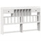 vidaXL Bed Frame without Mattress White 180x200 cm Super King Solid Wood Pine