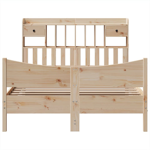 vidaXL Bed Frame without Mattress 160x200 cm Solid Wood Pine