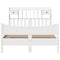 vidaXL Bed Frame without Mattress White 160x200 cm Solid Wood Pine