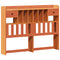 vidaXL Bed Frame without Mattress Wax Brown 150x200 cm King Size Solid Wood Pine
